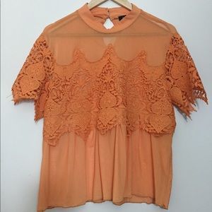 Love J Sunset Orange Top